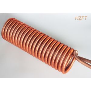 China Water Tank Solar Systems Copper Heat Transfer Coil with Tin plating on sale