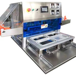 Customized 0.6Mpa Yogurt Filling Cup Sealing Machine Anticorrosion