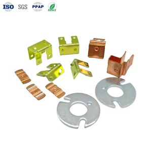Precision AG-Plated Copper C1100 Stamping Parts 0.1-6.0mm Thickness