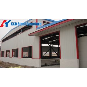 China Durable and Long-Lasting Steel Structure Warehouse with PVDF/PTFE Coated Metal Frame on sale