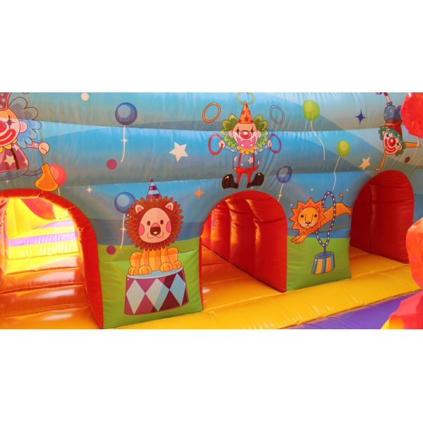 Inflatable Amusement Park For Kids Giant Activity / Commercial Bounce House Combos