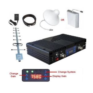 Cheap 2000sqm Coverage Mobile Signal Repeater 23 DBm Cover 750dB Gain Single Band for sale