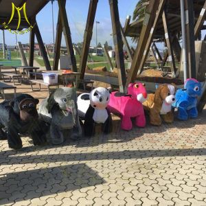 Cheap Hansel Fun 2018 game machines kids ride on plush animal scooter in China wholesale for sale