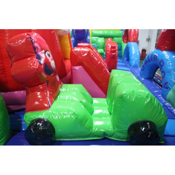 Colorful Inflatable Theme Play Park For Amusement Three Years Warranty