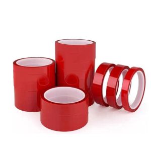 PET Red Bonding Tape Non Trace Shielding High Temperature Tape