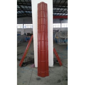 Metal Roof Cutting Ridge Cap Roll Forming Machine With PLC Control