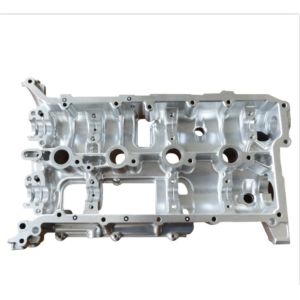 Silver Aluminum Camshaft Cover Polished Surface Finish Custom CNC Machining