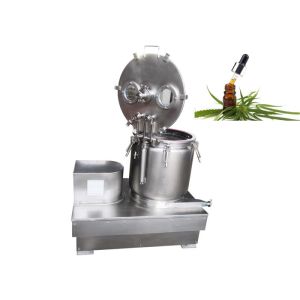 Low Temperature Alcohol CBD Oil Extraction Manual Top Discharge Jacketed Basket