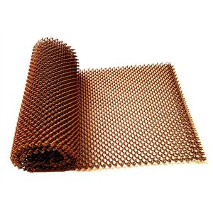 China Aluminum Coil Mesh Curtain With Metal Track on sale