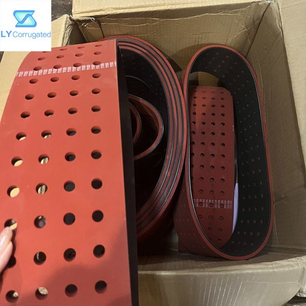 SGS Carton Machine Spare Parts 6/7/8/9/10mm Corrugated Cardboard Carton Folder Gluer Conveyor Feeding Belt