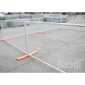 Construction Sites Temporary Yard Fencing , Firm Structure Crowd Control