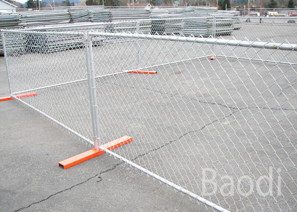 Construction Sites Temporary Yard Fencing , Firm Structure Crowd Control