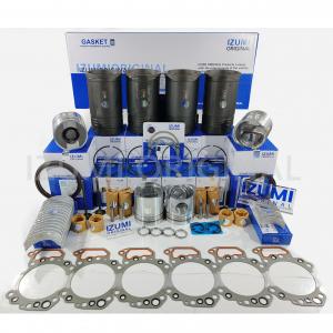 Cheap 6D125 6151-32-2110 Diesel Engine Cylinder Piston Ring Overhaul Gasket Kit for sale