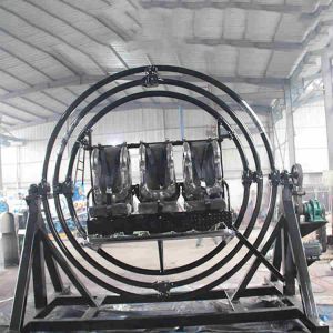 Movable Amusement Park Thrill Rides , Space Rings Ride Adjustable Speed