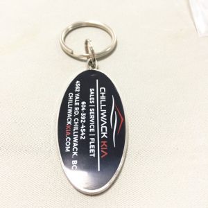 Zinc alloy keychain keyring custom logo metal shield shape suitable for and