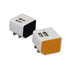 Charging Block 2 Port USB Charger , Smartphones / Kindle 2 Amp USB Charger