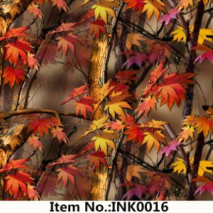 Cheap 32um PVA Hydrographic Transfer Film With Maple Leaf Pattern for sale