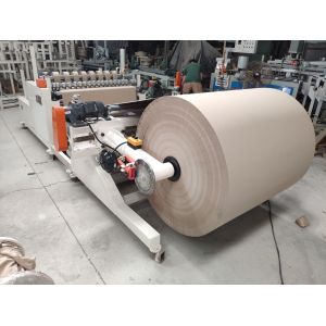 High Speed Mother Kraft Paper Roll Rewinding Cutting Machine
