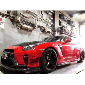 For Nissan GTR Body Kit GTR R35 Upgrades the VARIS-style Carbon Fiber Front and