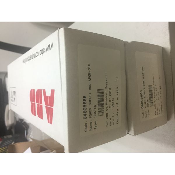 ABB Coated Power Supply Board APOW-01C Controller Circuit Board 64605666 for