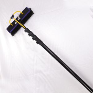 3K Plain carbon fibre pole easy to handle engineered to provide maximum strength