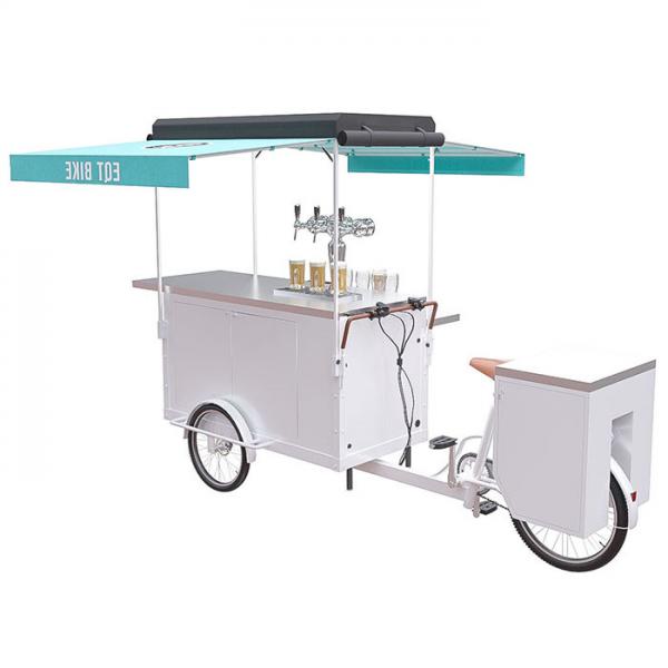 Quality Electric Mobile Kiosk Carts For Vending And Transpotating Tea / Drink wholesale