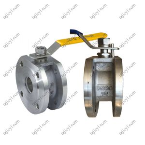 Stainless steel clamp type ball valve with ISO5211 mounting pad
