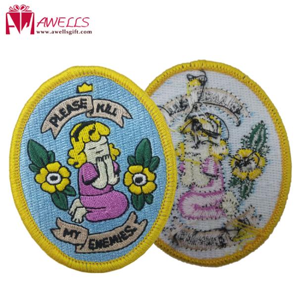 Basketball Club Custom Embroidered Patch 100 Percent Embroidery