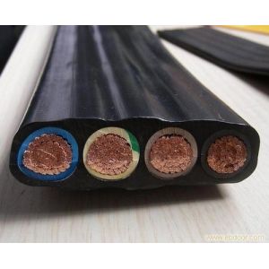 Flat Control Cable 4Cx16mm2 for Crane and Hoist Use , Flat Crane Cable, Flat