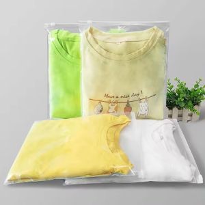 Customizable EVA CPE/PE Clear Zip Bags For Clothes With Easy Open Close Sealing