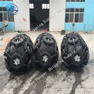 1.35*2.5m Hydro Pneumatic Fender Pneumatic Yokohama Rubber With Black Tyres