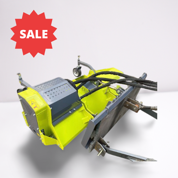 105cm Cutting Skid Steer Flail Mower Graphite Gearbox 30HP Y Blades Loader