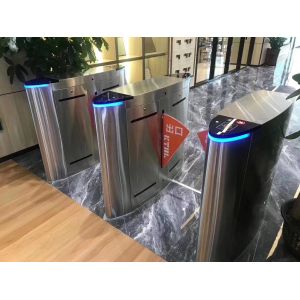 Security Electronic SS304 Optical Barrier Turnstiles Access Control Passage
