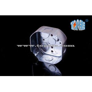 TOPELE 54151 / 54161 / 54171 Galvanized Steel Box Octagonal Outlet Box Electrical Conduit Box