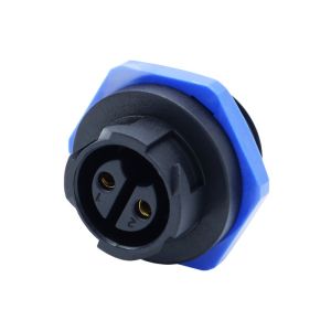 Male Rear Panel Mount Socket M20 Self-locking Waterproof LED IP67 Connectors