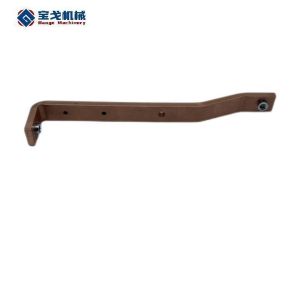 C11000 Copper Busbar Connected to Circuit Breaker in Electrical Panel ISO9001