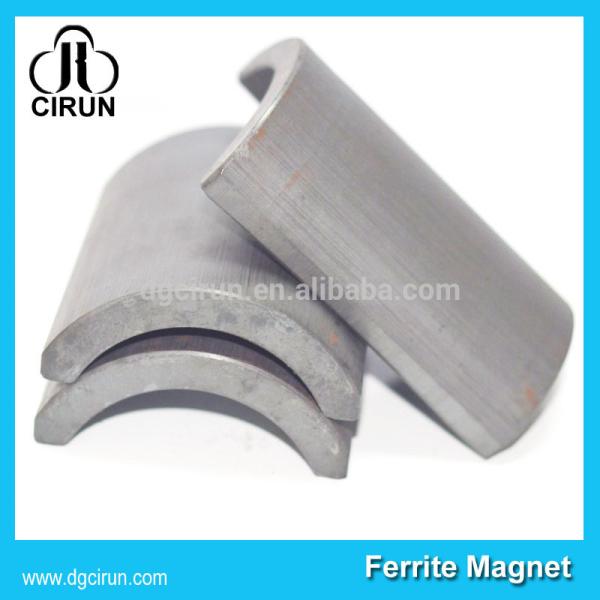 Arc Segments Permanent Ferrite Magnets 52.12X50.18X7.27mm For Industrial Motors