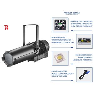 AC100V-240V 5 In 1 Led Stage Studio Light RDM / DMX Control