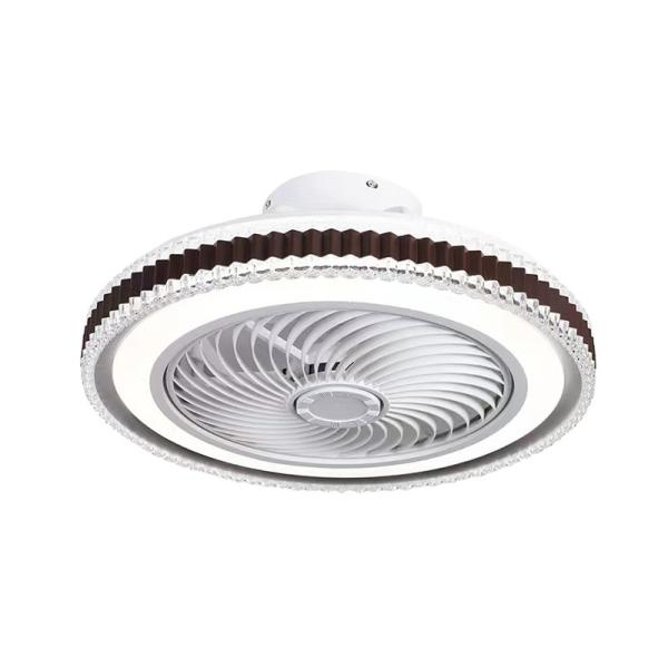 42 Bladeless Ceiling Fan With Light Flush Mount Chandelier Fan