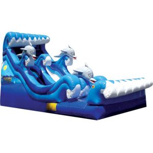 Cheap Inflatable Water Slide / inflatable giant wet slide/ inflatable ocean slide for sale