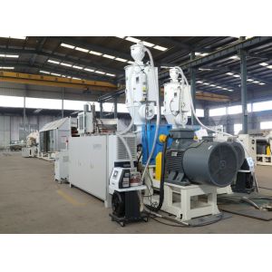 Horizontal Single Screw DWC Pipe Machinery Production Line For HDPE PP PVC Drain