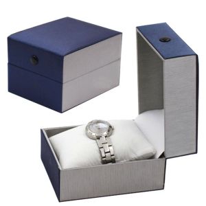 Cheap competitive price custom single plastic watch box for sale