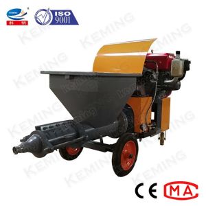 Diesel 120m2/h Plaster Cement Mortar Spray Machine