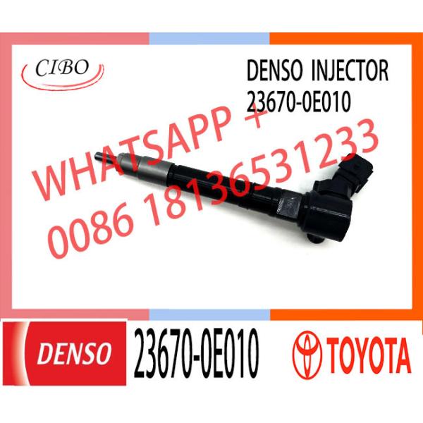 Genuine Common Rail Fuel Injector 23670-0E010 Fuel Injector Assembly 295700-0550,OEM Orders Accepted