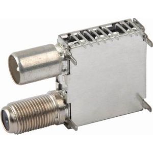 rf metal shield case with connector