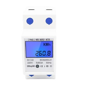 Good Quality and Low Price Electronic DIN rail type Active power meter with LCD
