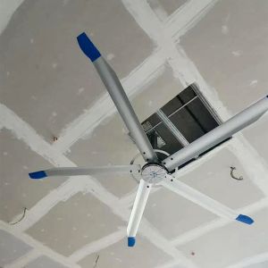 Commercial 3.0m 10FT HVLS Ceiling Fan with 5 Blades PMSM Motor Function Cooling