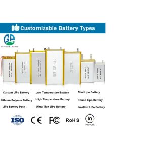 KC 3.7v 2.22wh 600mah Lipo Battery Pack , 802040 Li Poly Rechargeable Battery