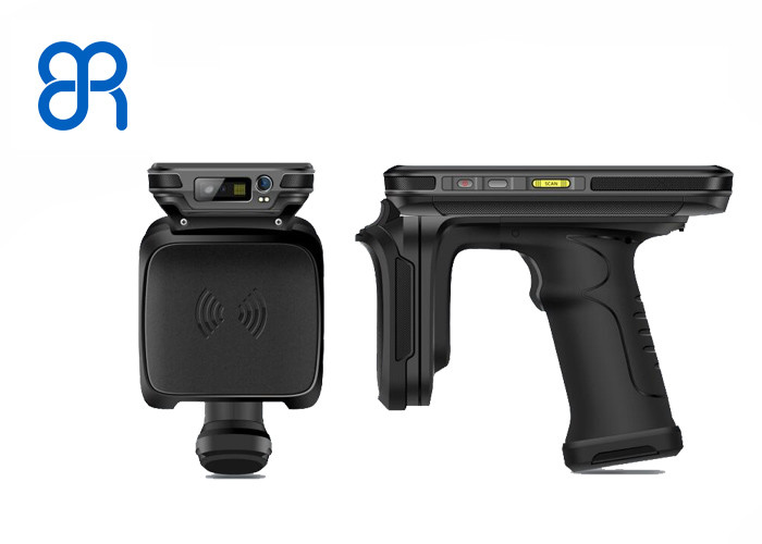 Long Range UHF Handheld RFID reader with R2000 4dBic circular polarized antenna