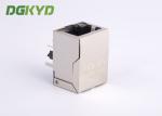 1x1 Single Port 90 Degree 8P8C RJ45 Jack 10/100Base With Transformer Customized